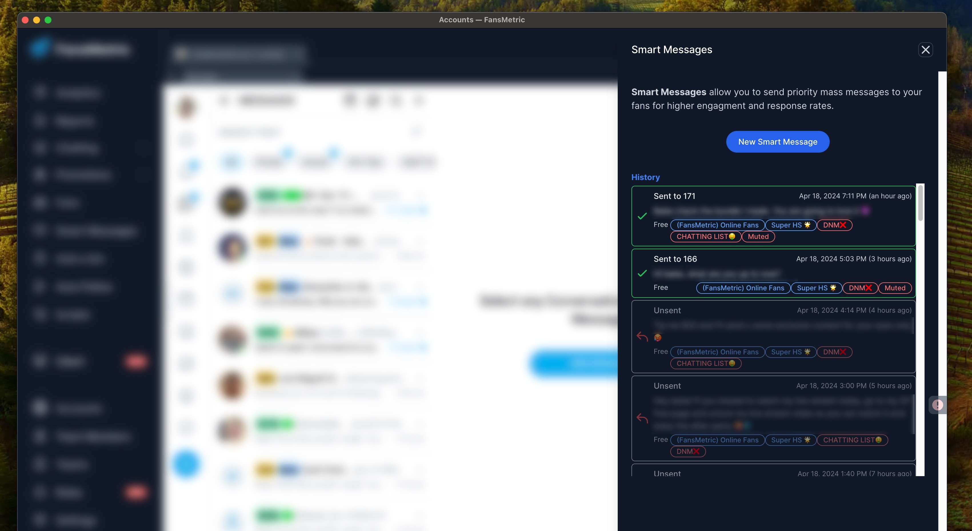 onlyfans smart mass messages