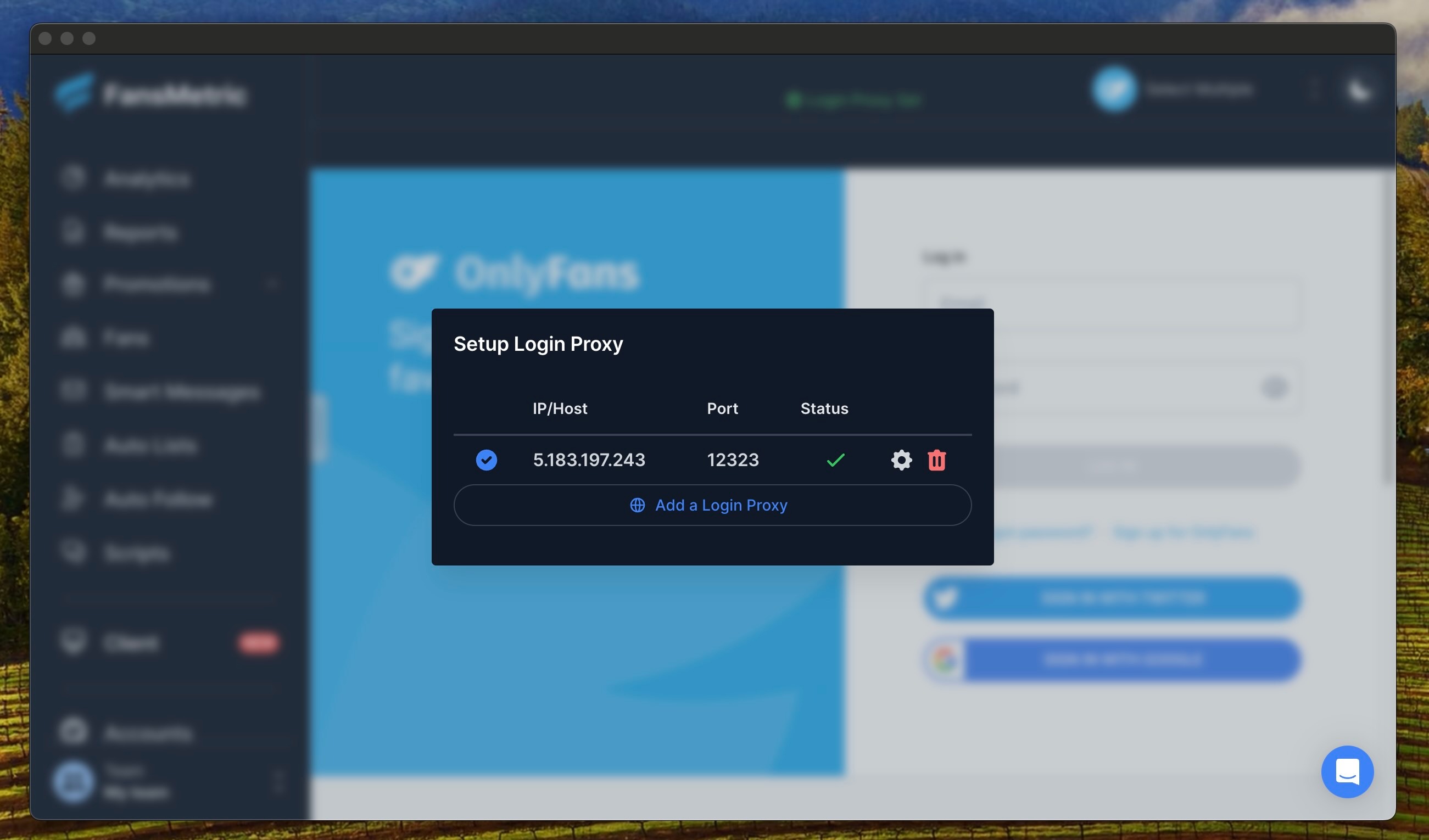 fansmetric choose onlyfans login proxy vpn